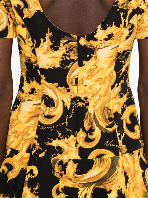 Abito donna con stampa barocca Versace jeans Couture | 80HAO918NS76G89